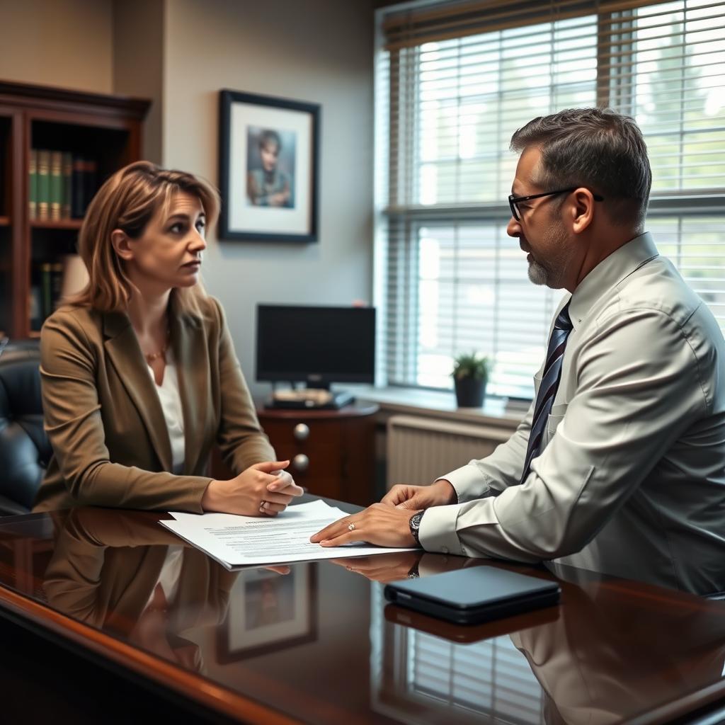 How is child custody decided in Powhatan County