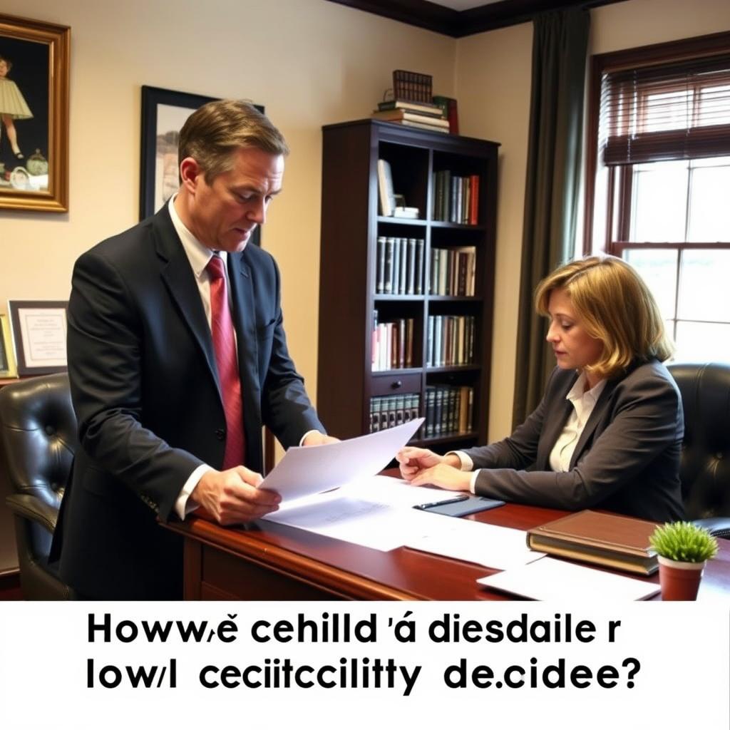 How is child custody decided in Rappahannock County